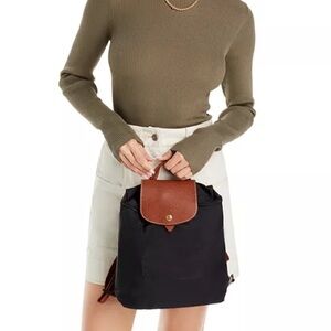 Longchamp Le Pliage Medium Backpack black